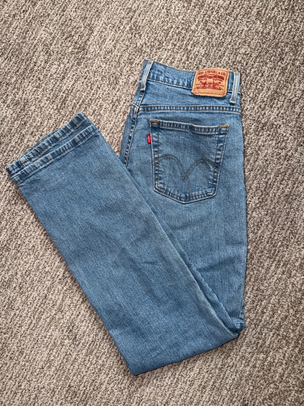 Levi's Light Blue Denim Jeans (Relaxed Boot Cut)